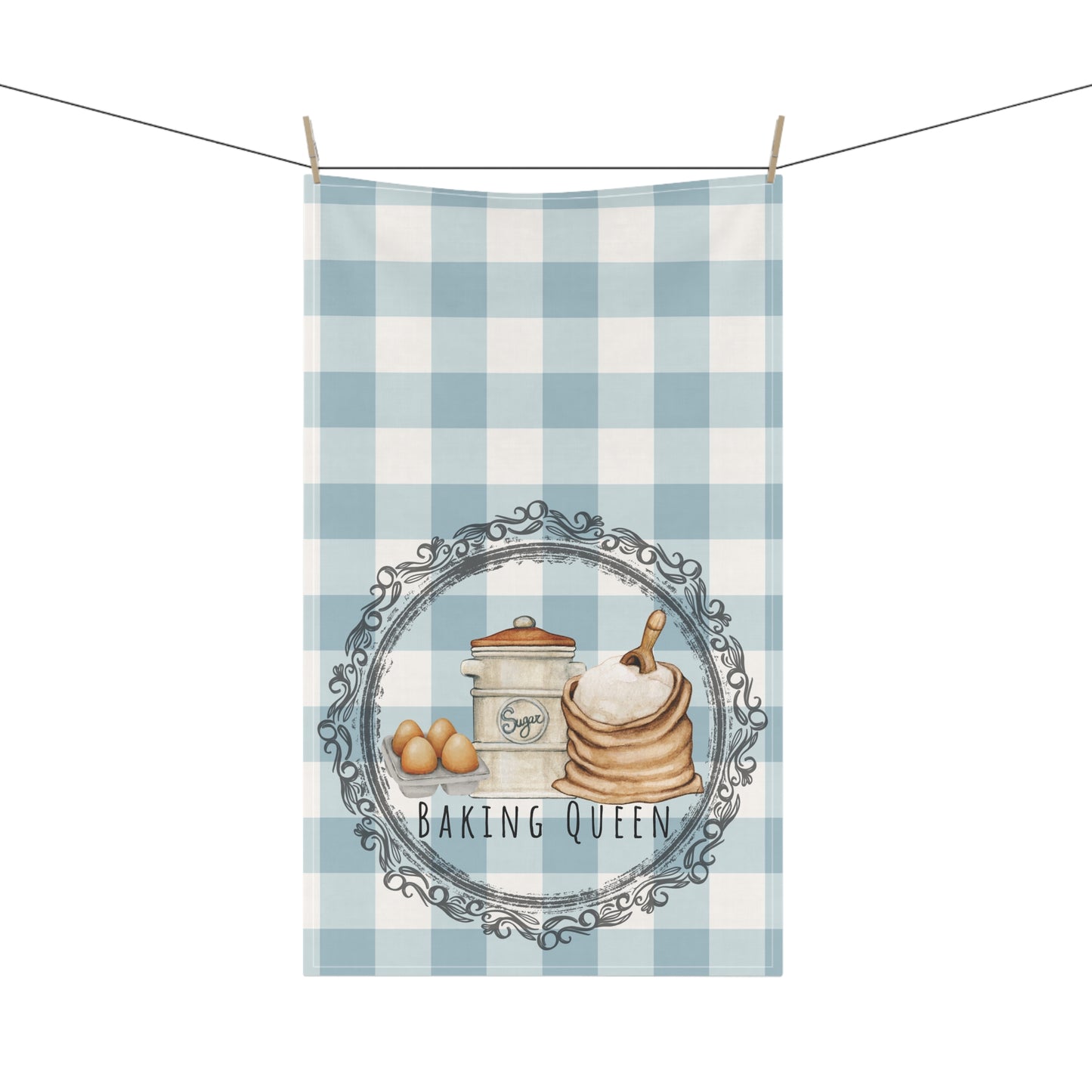 Baking Queen Tea Towel