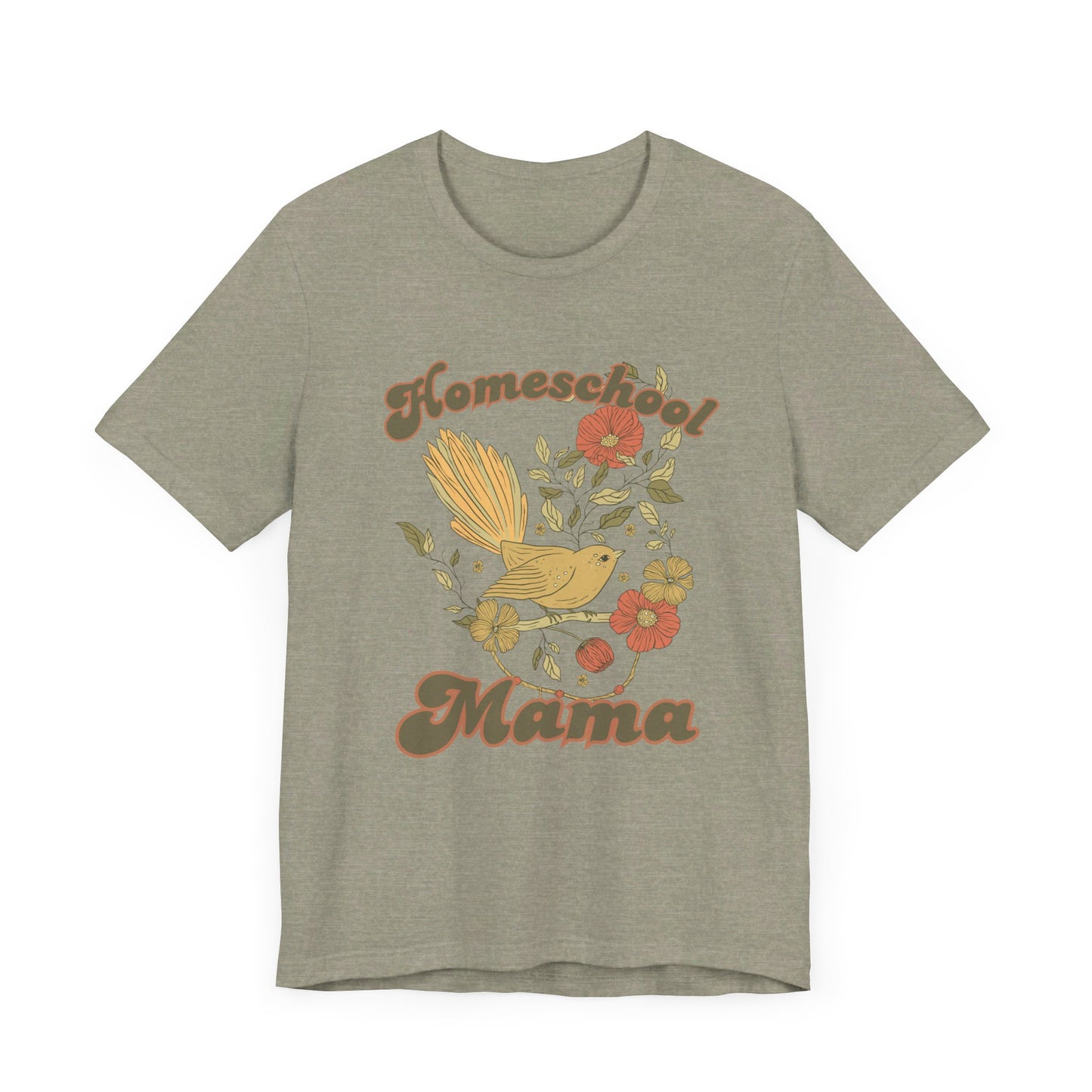 White Homeschool Mama T-Shirt, Book Lover Shirt, Homeschool Mom Gift, Bible Verse Tee