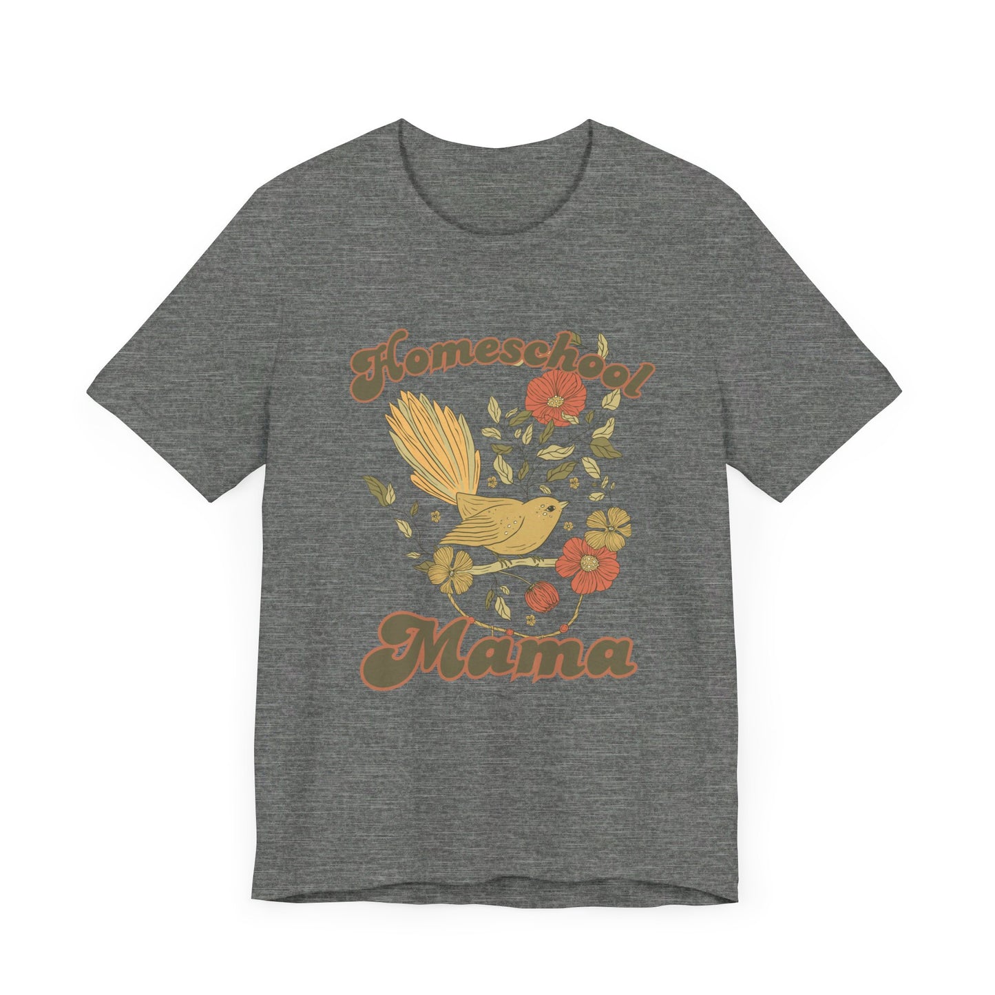 White Homeschool Mama T-Shirt, Book Lover Shirt, Homeschool Mom Gift, Bible Verse Tee