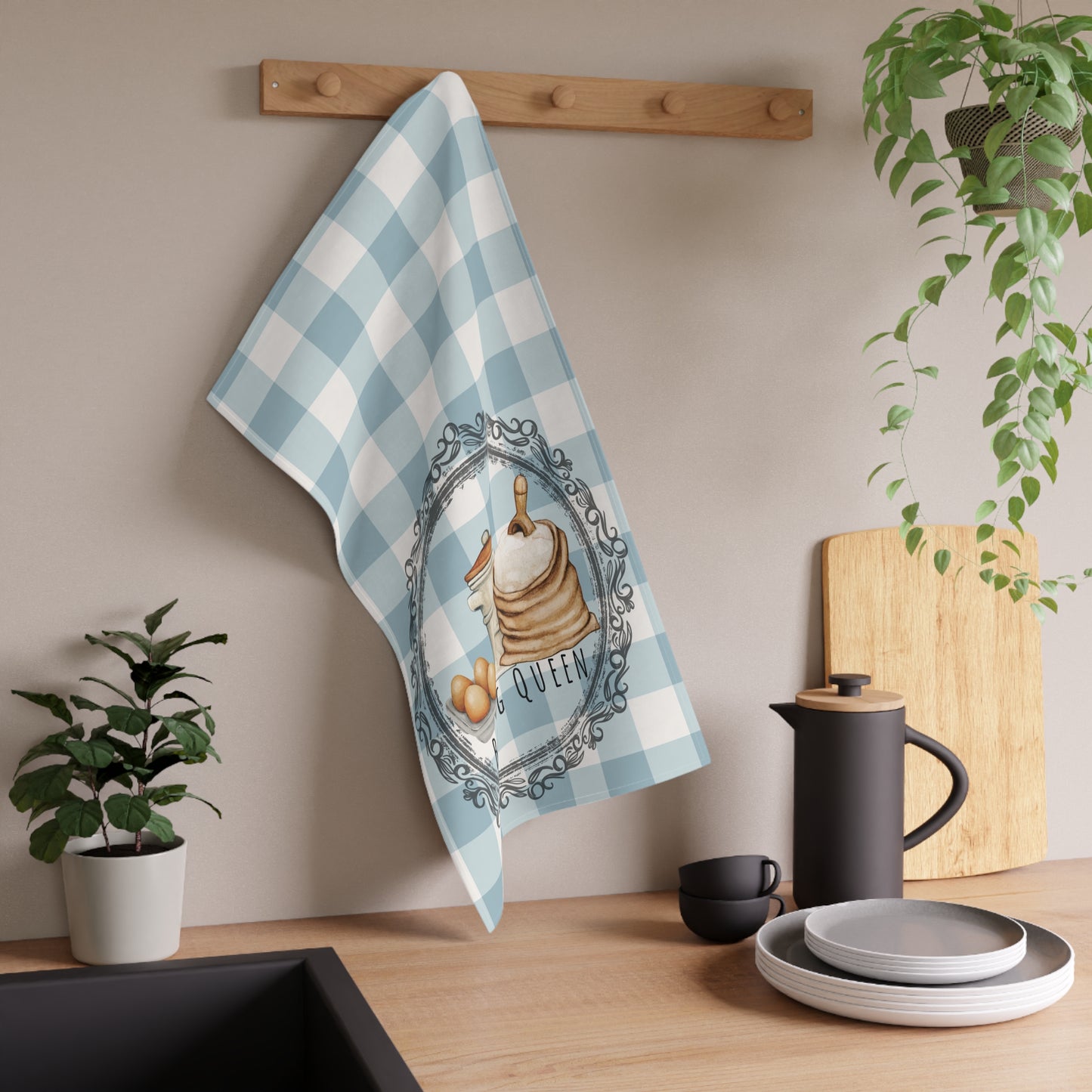 Baking Queen Tea Towel