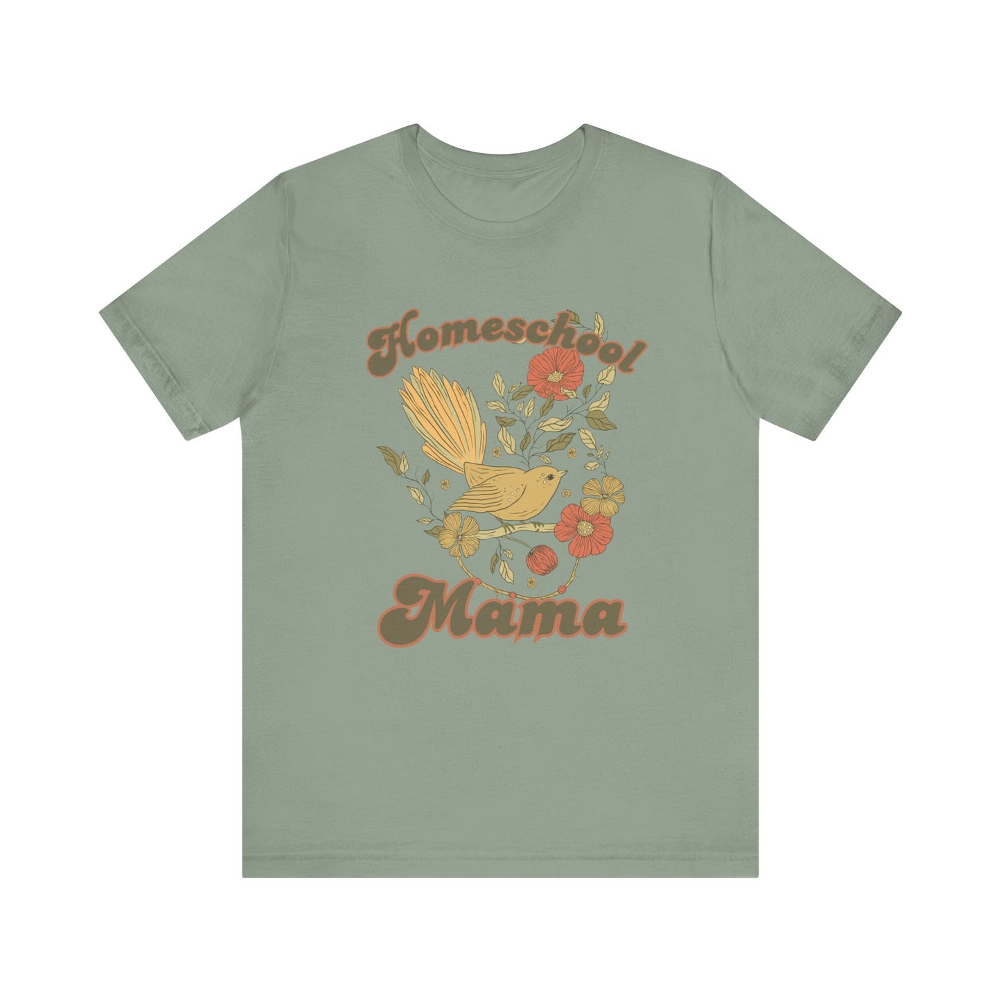 White Homeschool Mama T-Shirt, Book Lover Shirt, Homeschool Mom Gift, Bible Verse Tee