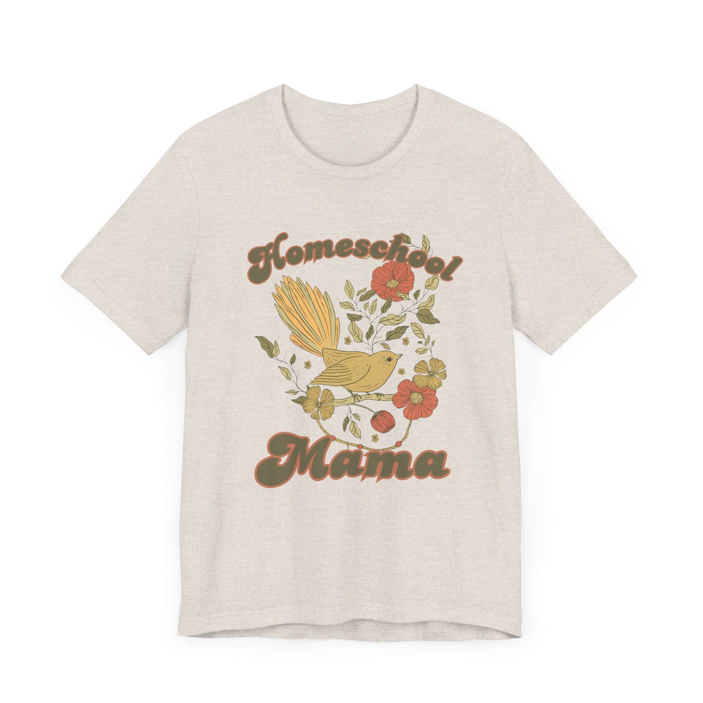 White Homeschool Mama T-Shirt, Book Lover Shirt, Homeschool Mom Gift, Bible Verse Tee