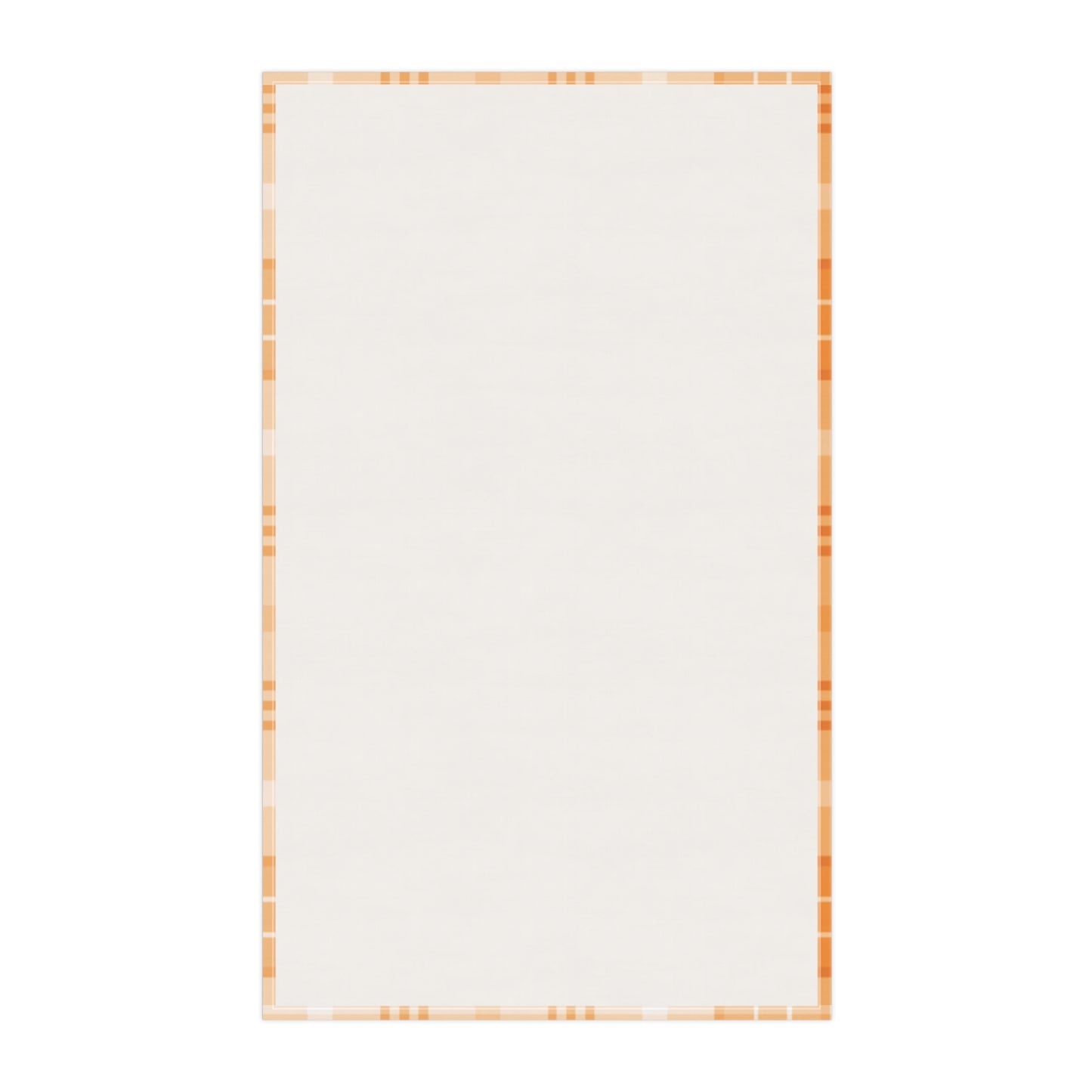 Autumn Time Orange Pumpkin and Floral Tea Towel