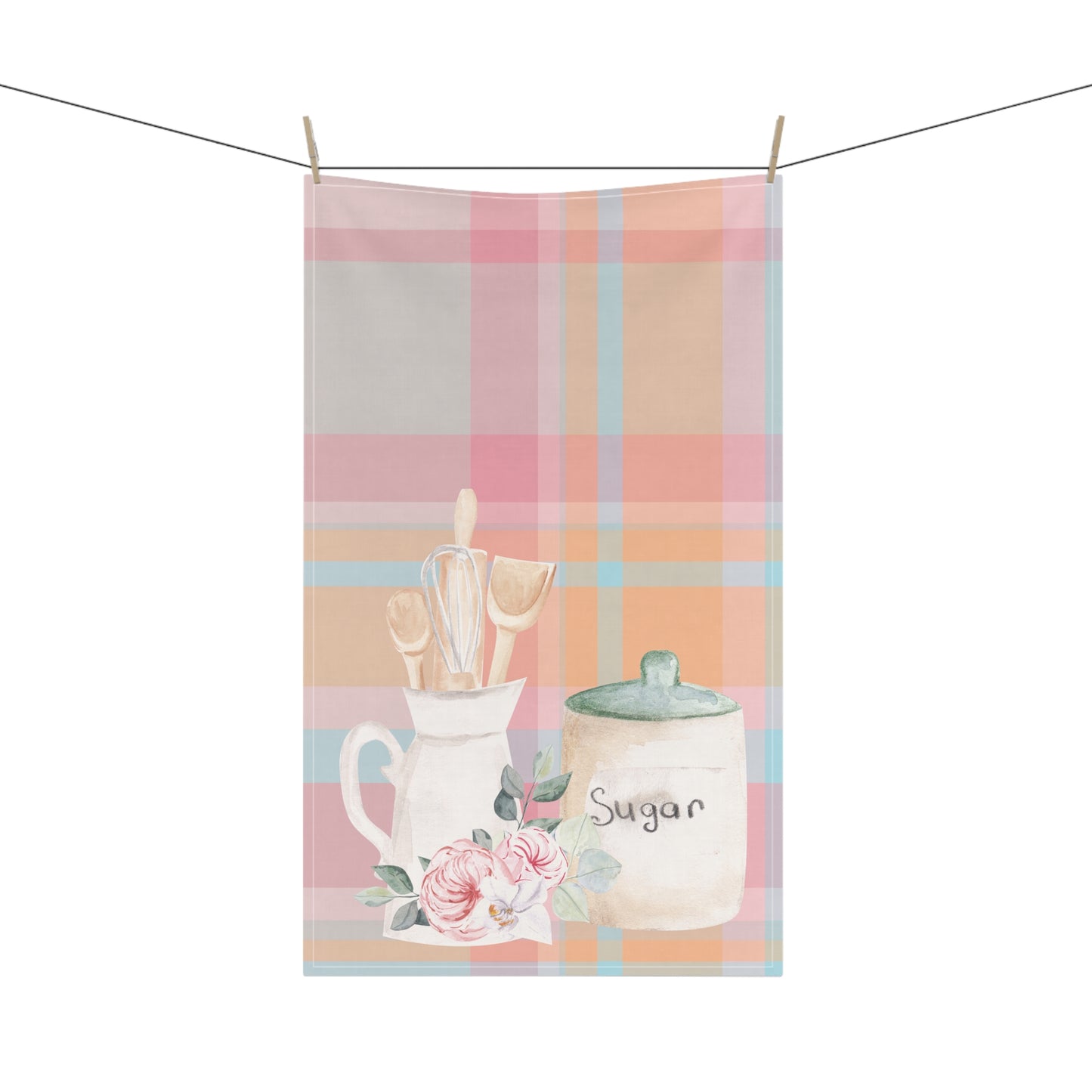Sugar and Spoons Tea Towel