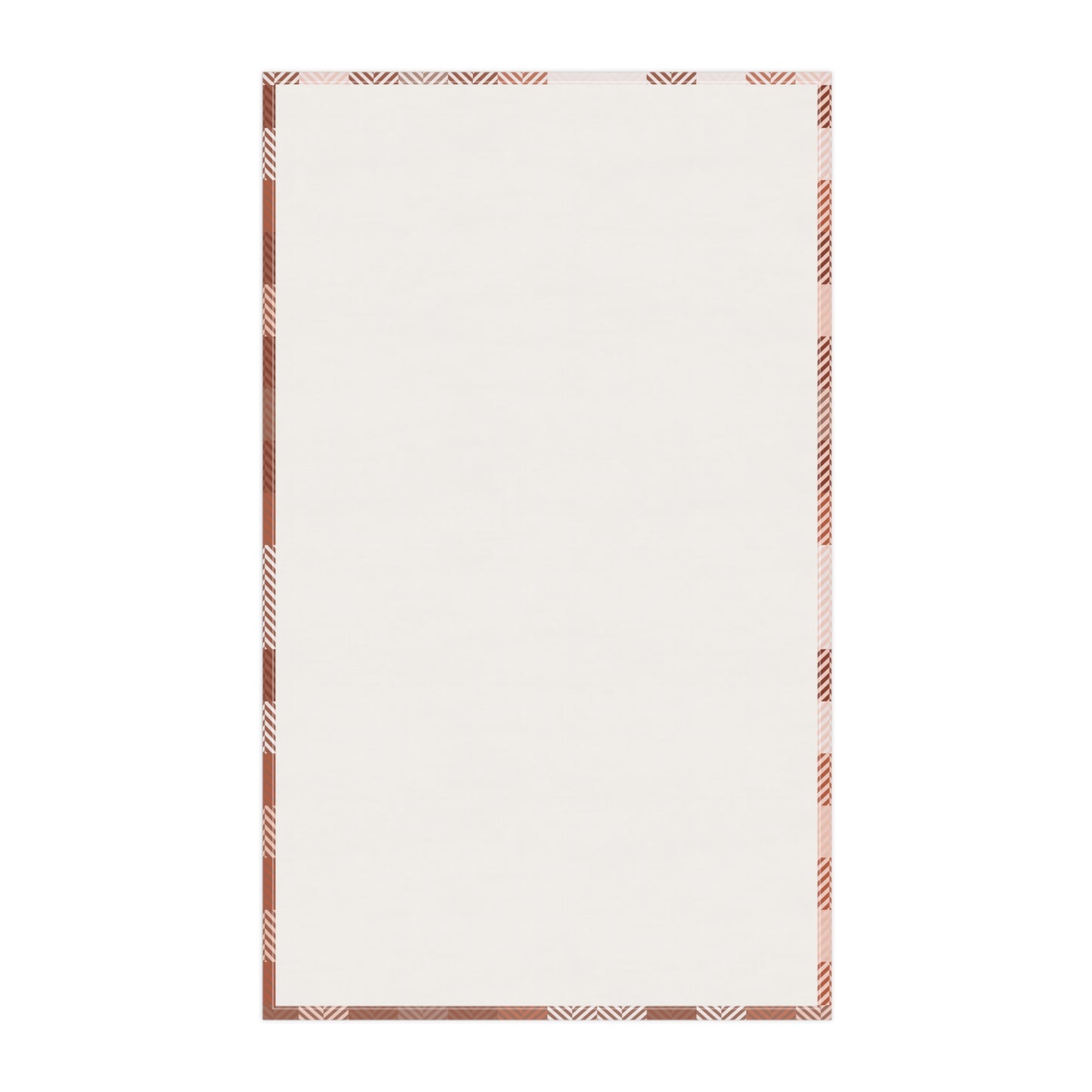 Cottage Fall Plaid Pumpkin Tea Towel