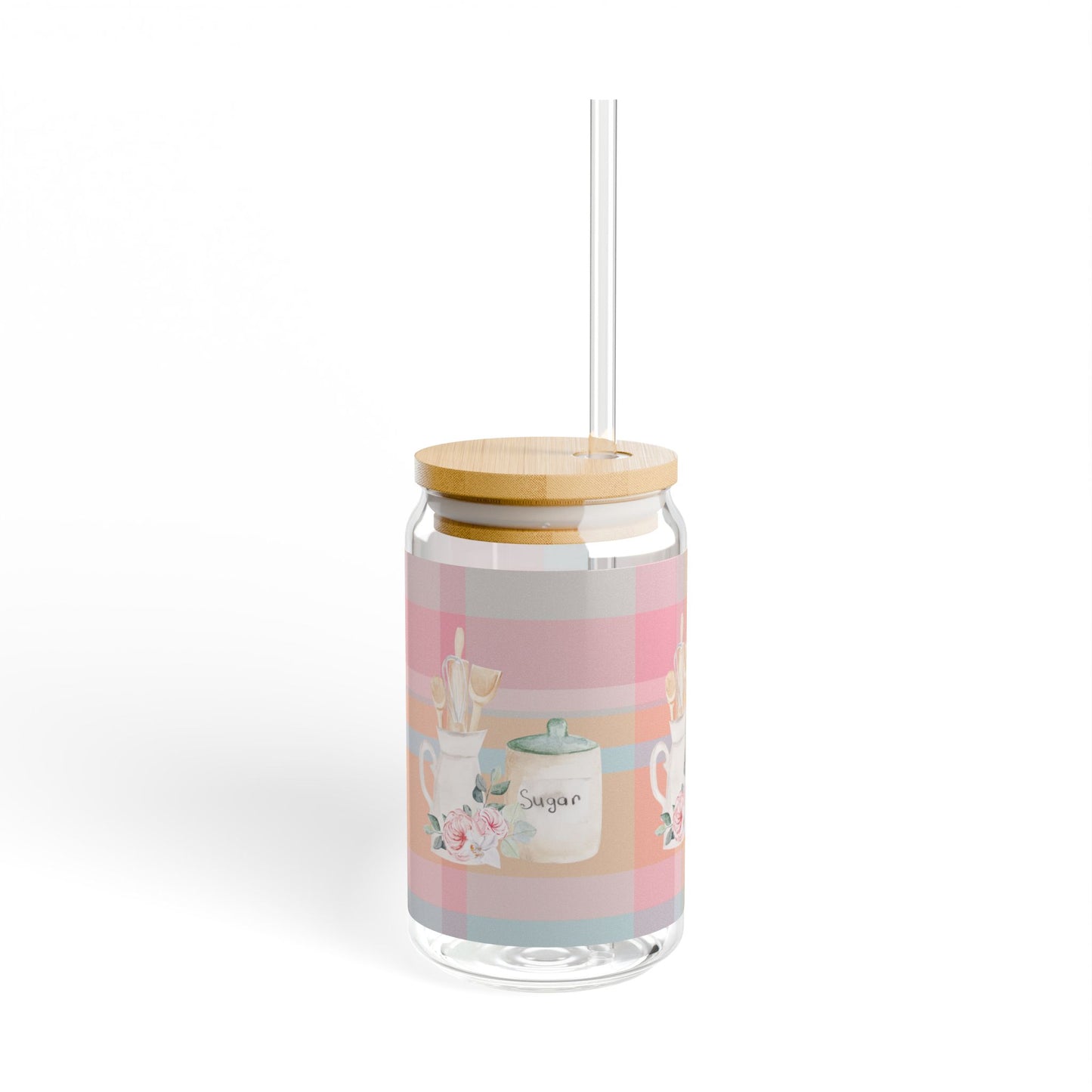 Sugar And Spoons Sipper Glass