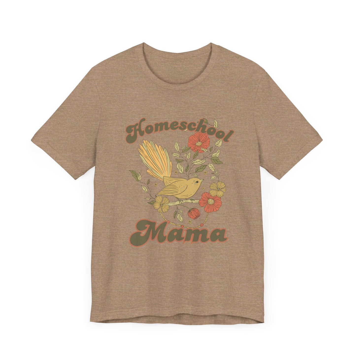White Homeschool Mama T-Shirt, Book Lover Shirt, Homeschool Mom Gift, Bible Verse Tee