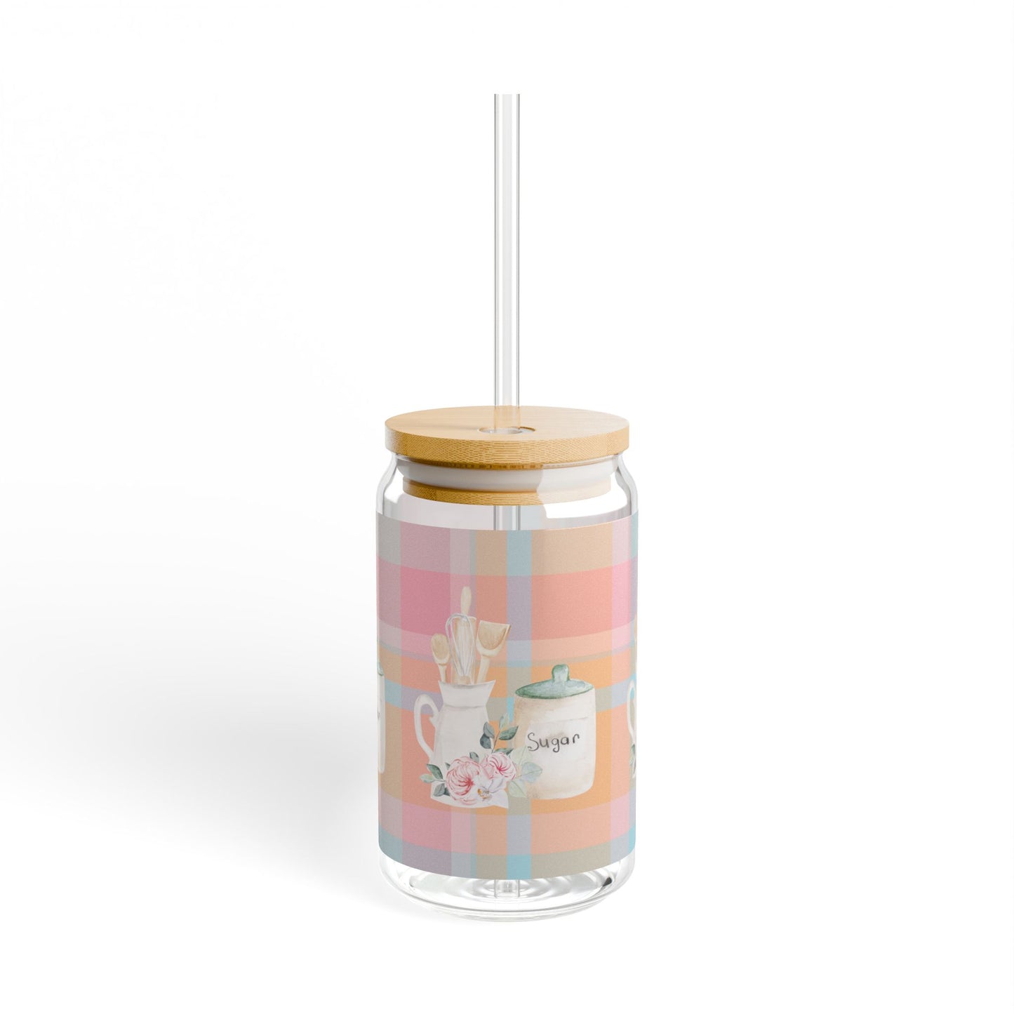 Sugar And Spoons Sipper Glass