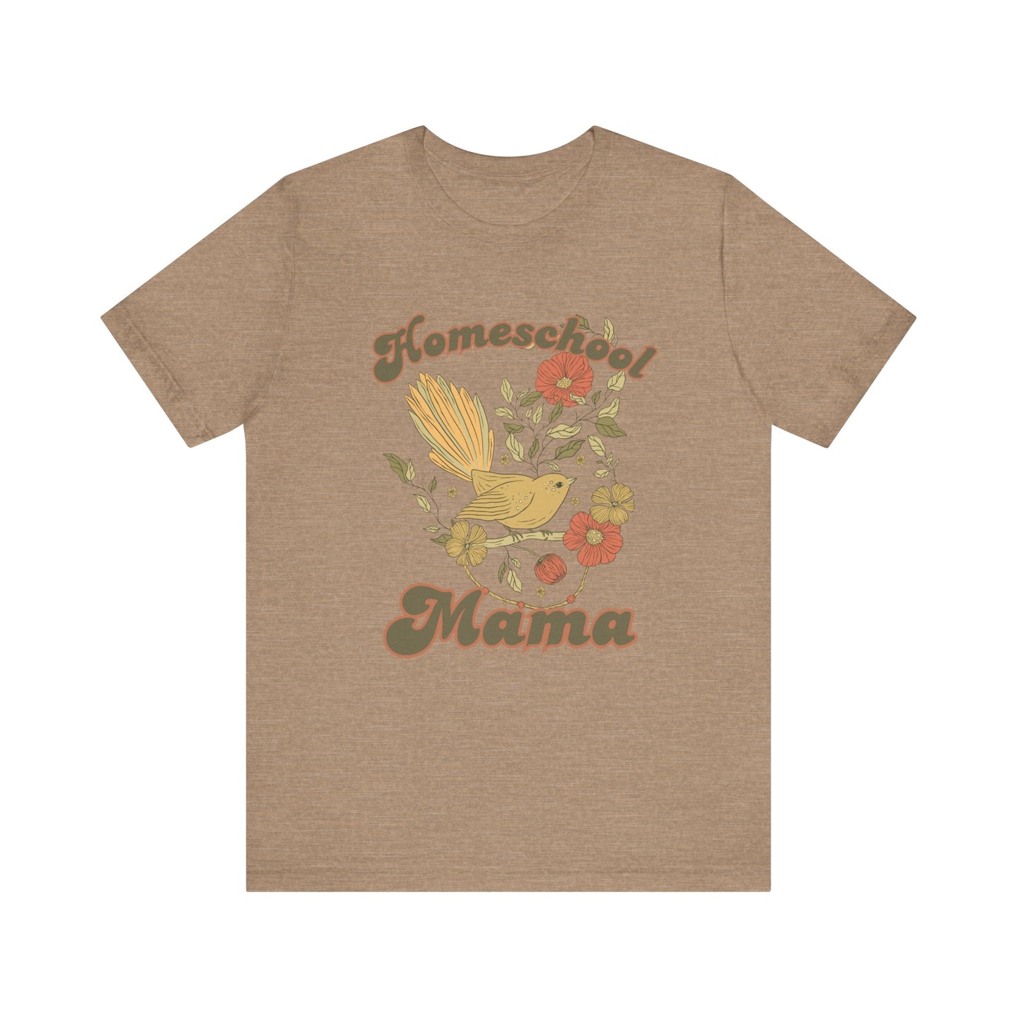 White Homeschool Mama T-Shirt, Book Lover Shirt, Homeschool Mom Gift, Bible Verse Tee