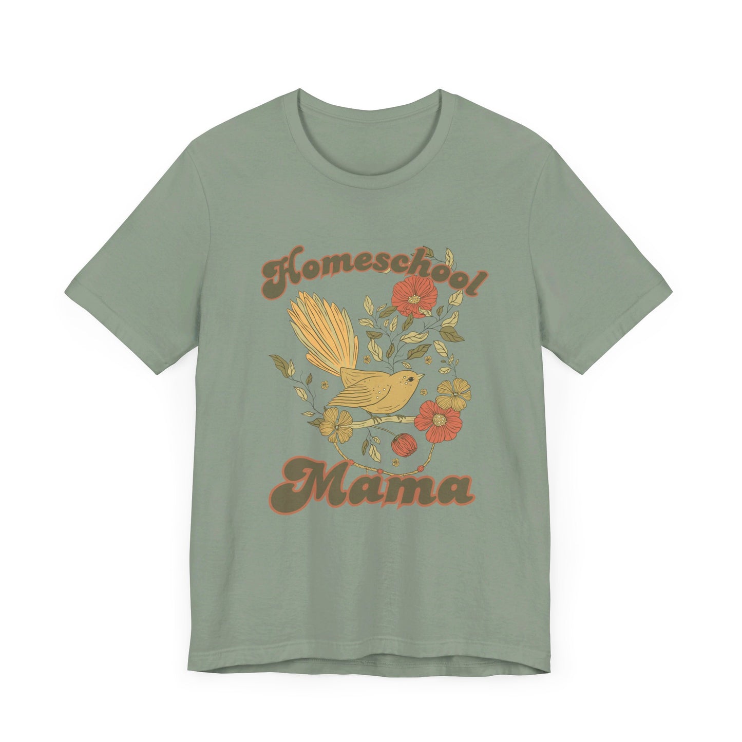 White Homeschool Mama T-Shirt, Book Lover Shirt, Homeschool Mom Gift, Bible Verse Tee