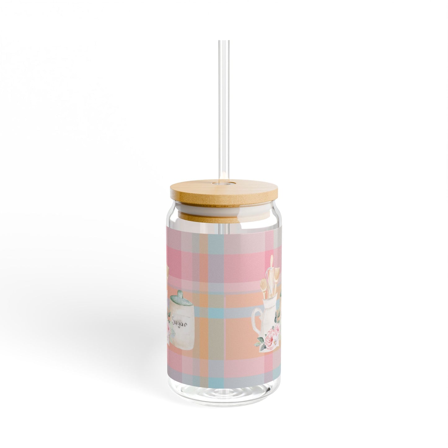 Sugar And Spoons Sipper Glass
