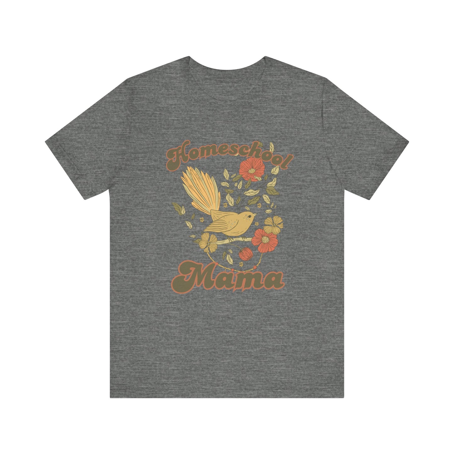 White Homeschool Mama T-Shirt, Book Lover Shirt, Homeschool Mom Gift, Bible Verse Tee