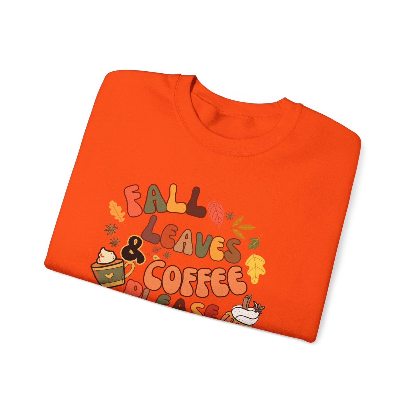 Fall Coffee Sweatshirt, Pumpkin Spice Shirt, Coffee Lover Shirt, Fall Shirt, Coffee Pumpkin Sweater, Autumn Drink Shirt, Fall Leaves, Fall