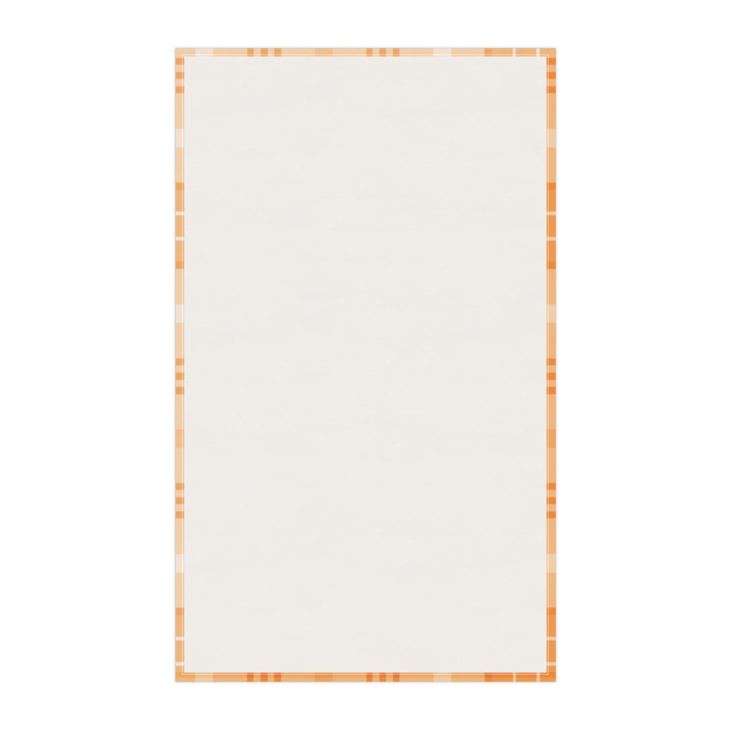 Autumn Time Orange Pumpkin and Floral Tea Towel