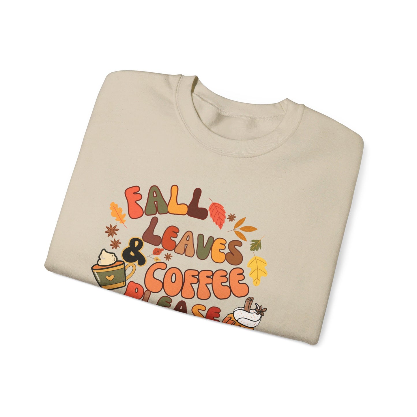 Fall Coffee Sweatshirt, Pumpkin Spice Shirt, Coffee Lover Shirt, Fall Shirt, Coffee Pumpkin Sweater, Autumn Drink Shirt, Fall Leaves, Fall