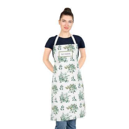 Busy Cooking Eucalyptus Cotton Apron