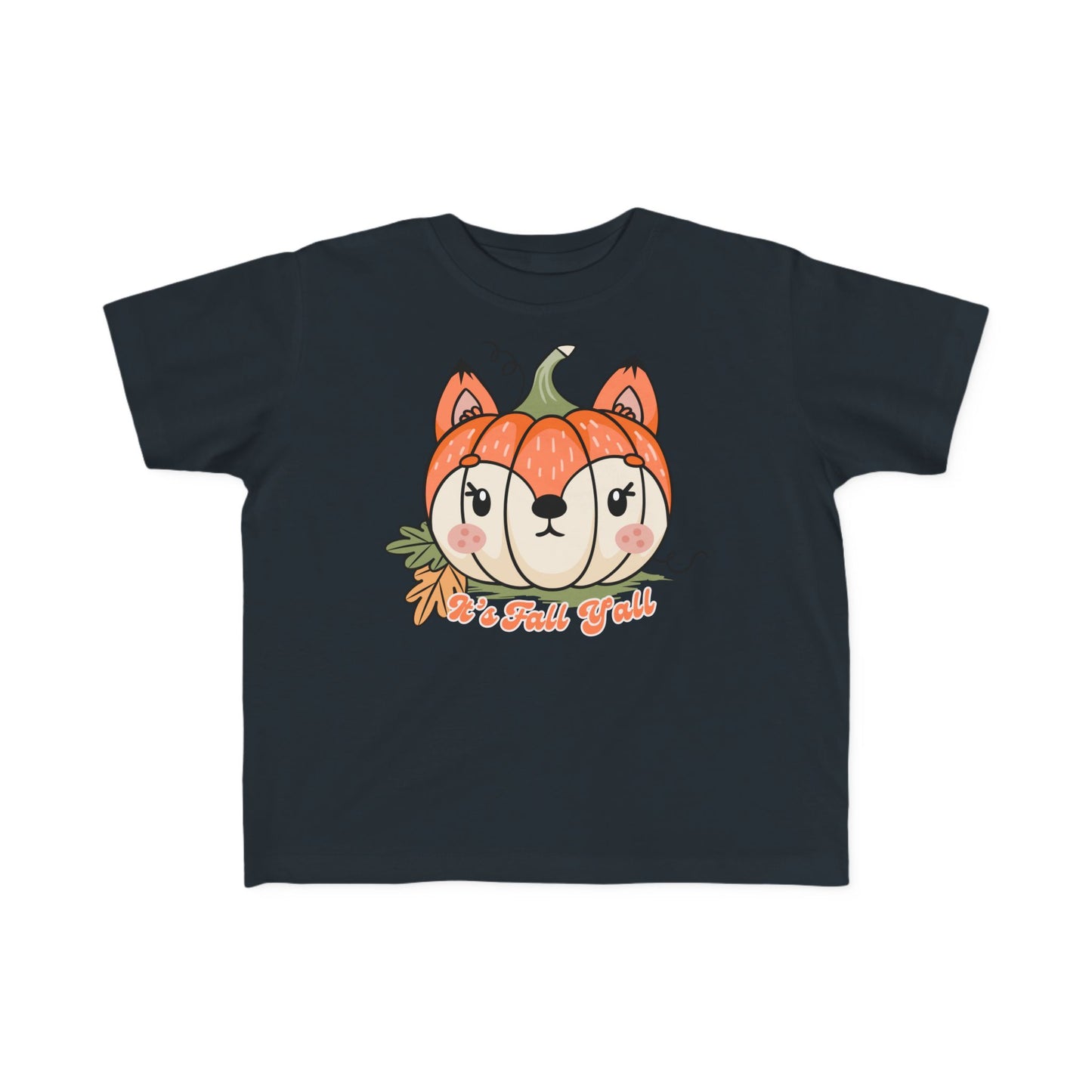 Fall Toddler Girl's T-Shirt, It's Fall Y'all Shirt, Pumpkin Patch Shirt