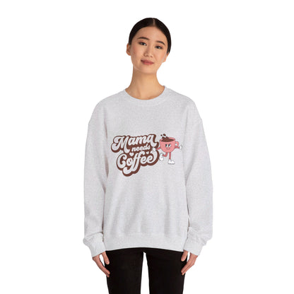 Mama Needs Coffee Sweatshirt, Coffee Sweatshirt, Mama Bear Sweatshirt, Mama Shirt, Mama Gift, Gift for Her, Mother's Day Gift, Mom Shirt