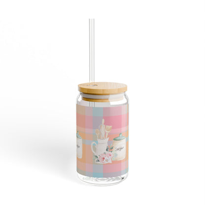 Sugar And Spoons Sipper Glass