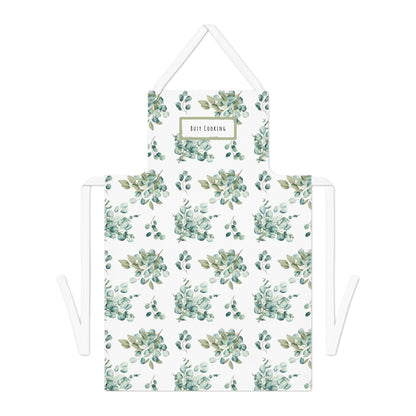 Busy Cooking Eucalyptus Cotton Apron