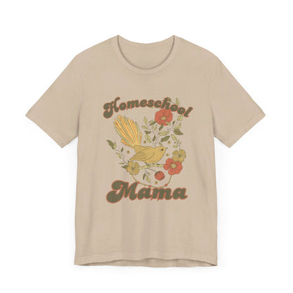 White Homeschool Mama T-Shirt, Book Lover Shirt, Homeschool Mom Gift, Bible Verse Tee